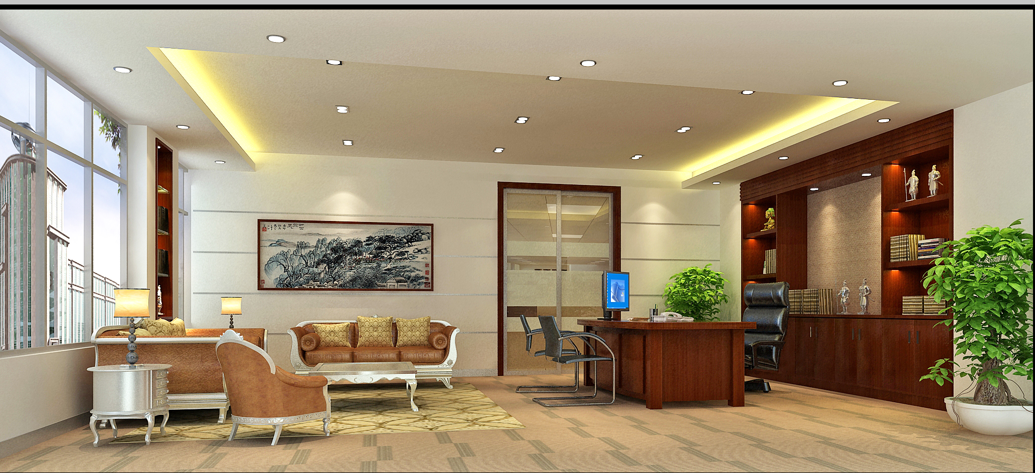 東莞辦公空間裝修之信息科技辦公室裝飾設(shè)計(jì)案例